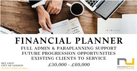 Our services include planning, performance reviews, competitive procurements, negotiations. . Financial planner jobs